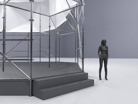 Layher Structure Pavilion 6 3D Model