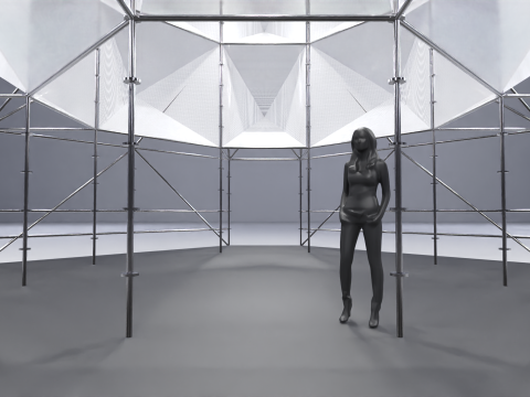 Layher Structure Pavilion 6 3D Model
