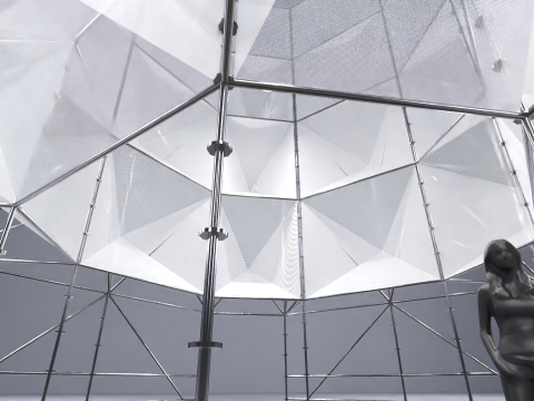 Layher Structure Pavilion 6 3D Model