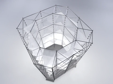 Layher Structure Pavilion 6 3D Model