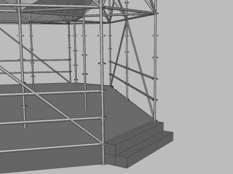 Layher Structure Pavilion 6 3D Model