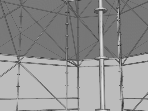 Layher Structure Pavilion 6 3D Model