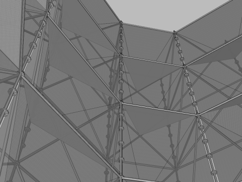Layher Structure Pavilion 6 3D Model