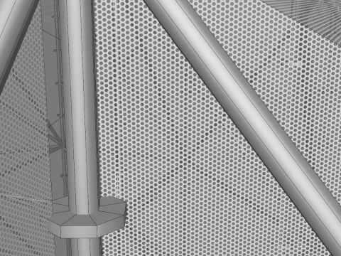 Layher Structure Pavilion 6 3D Model