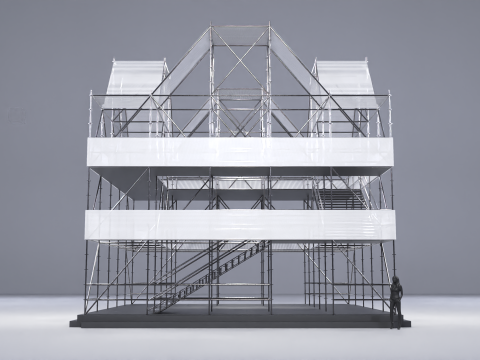 Layher Structure Pavilion 7 3D Modell