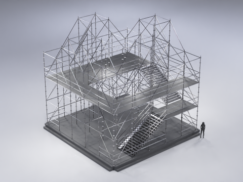 Layher Structure Pavilion 7 3D Modell