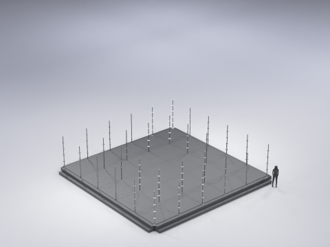 Layher Structure Pavilion 7 3D Modell