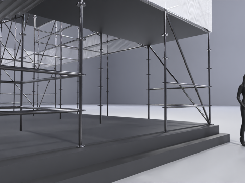 Layher Structure Pavilion 7 3D Modell
