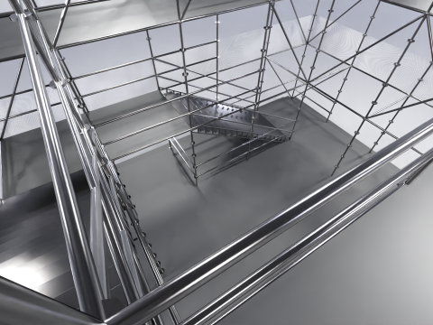 Layher Structure Pavilion 7 3D Modell