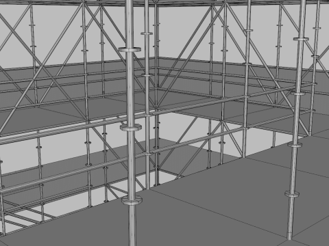 Layher Structure Pavilion 7 3D Modell