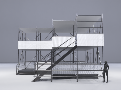 Layher Structure Pavilion 8 3D Model
