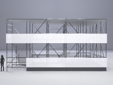 Layher Structure Pavilion 8 3D Model