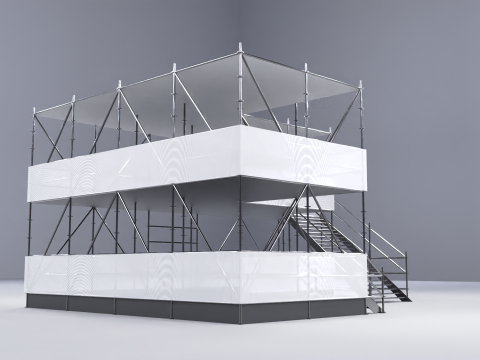 Layher Structure Pavilion 8 3D Model