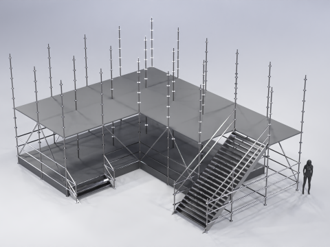 Layher Structure Pavilion 8 3D Model