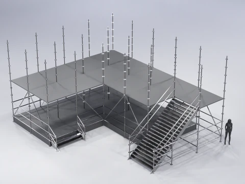Layher Structure Pavilion 8 3D Model