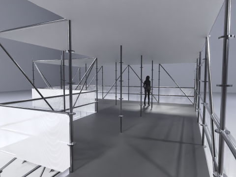 Layher Structure Pavilion 8 3D Model