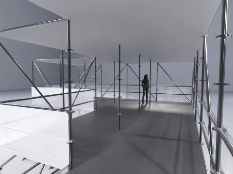 Layher Structure Pavilion 8 3D Model