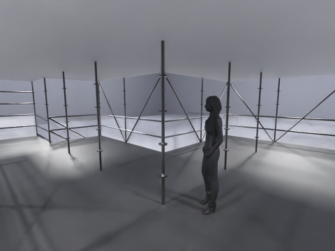 Layher Structure Pavilion 8 3D Model