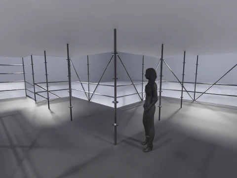 Layher Structure Pavilion 8 3D Model