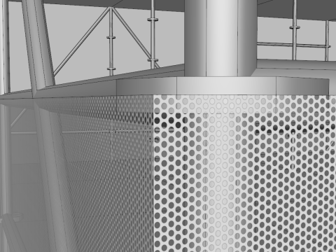 Layher Structure Pavilion 8 3D Model