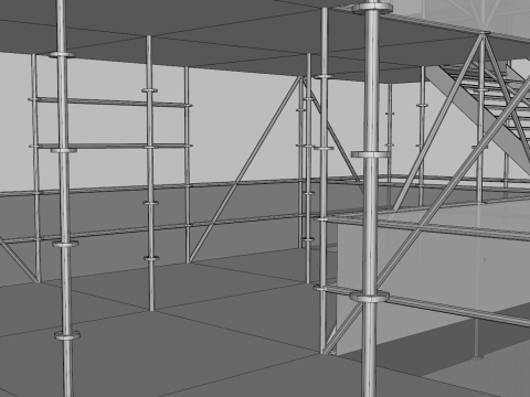 Layher Structure Pavilion 8 3D Model