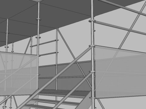 Layher Structure Pavilion 8 3D Model