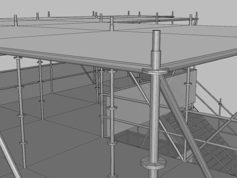Layher Structure Pavilion 8 3D Model