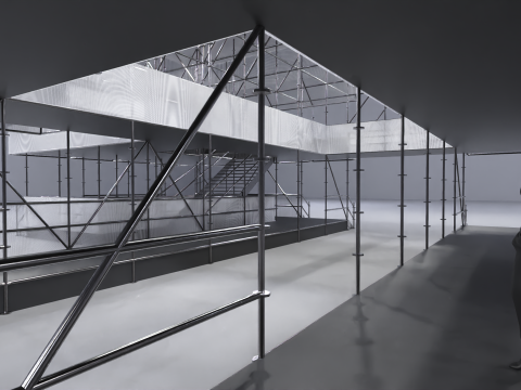 Layher Structure Pavilion 9 Model 3D