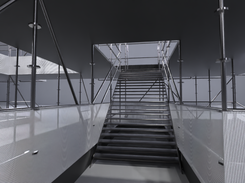 Layher Structure Pavilion 9 Model 3D