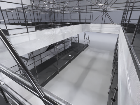 Layher Structure Pavilion 9 Model 3D