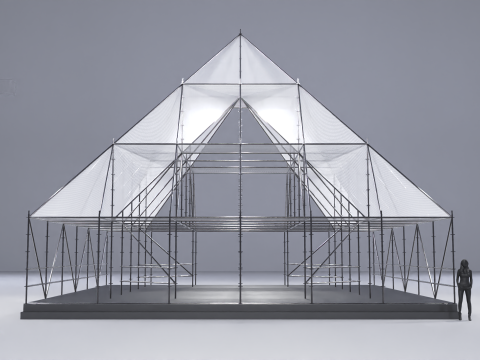 Layher Structure Pavilion 10 3D Model