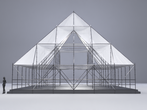Layher Structure Pavilion 10 3D Model