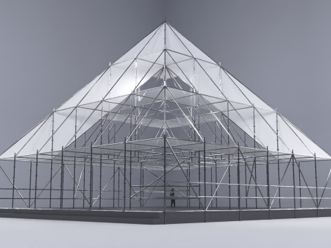 Layher Structure Pavilion 10 3D Model