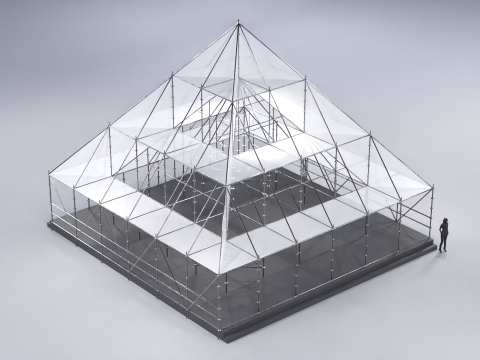 Layher Structure Pavilion 10 3D Model