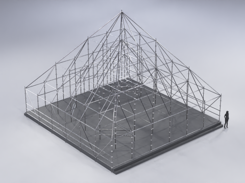 Layher Structure Pavilion 10 3D Model