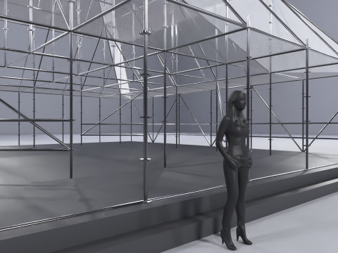 Layher Structure Pavilion 10 3D Model