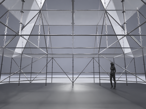 Layher Structure Pavilion 10 3D Model
