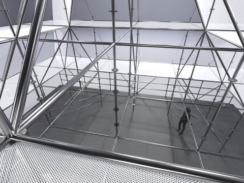 Layher Structure Pavilion 10 3D Model