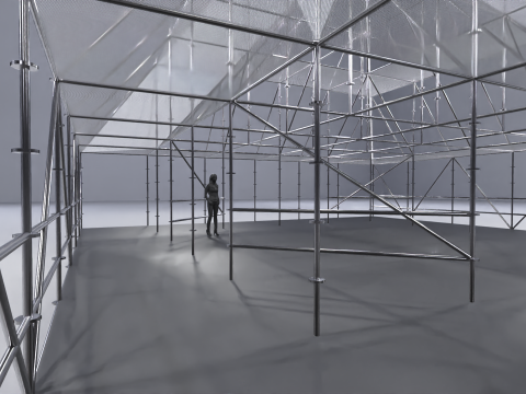 Layher Structure Pavilion 10 3D Model