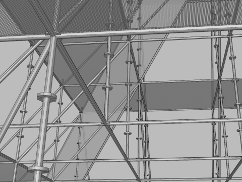 Layher Structure Pavilion 10 3D Model
