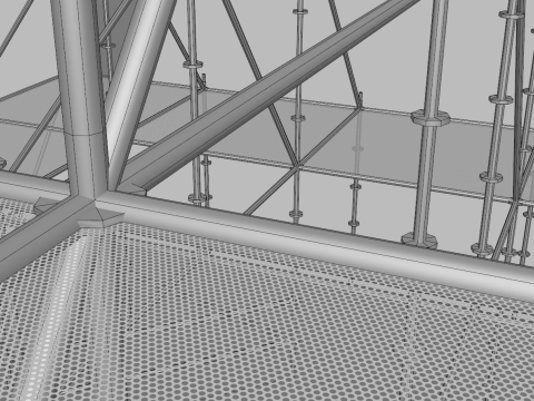 Layher Structure Pavilion 10 3D Model