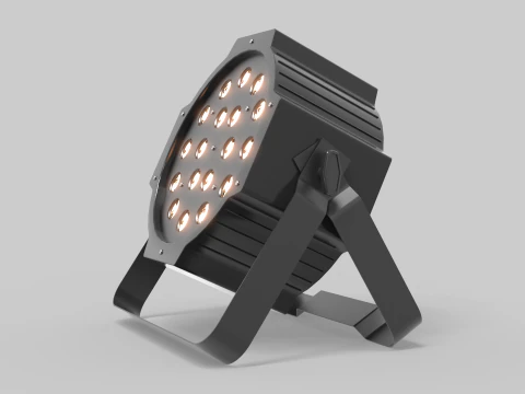 LED PAR Light Head 3D Model