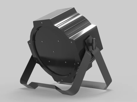 LED PAR Light Head 3D Model