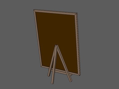 Letter Board Modèle 3D