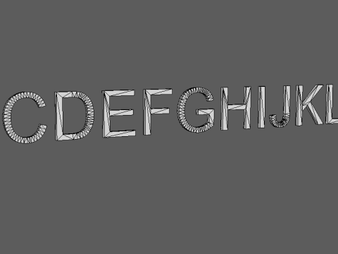 Letter Board Modèle 3D