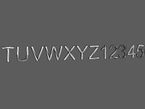 Letter Board Modèle 3D