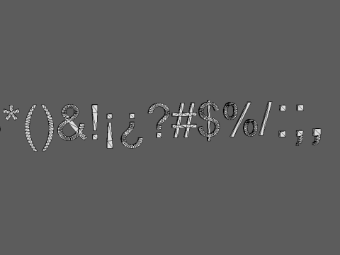 Letter Board Modèle 3D