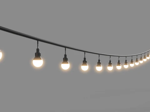 Stringhe di luci Modello 3D