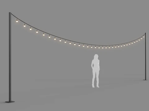Cadenas de luces Modelo 3D