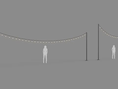 Cadenas de luces Modelo 3D